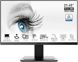 Best Desktop PC: MSI PRO MP223 22" FHD Monitor, 100Hz