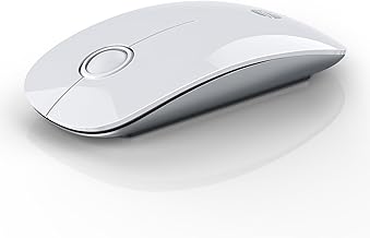 Bluetooth Wireless Mouse for MacBook Air, Slim Dual Mode Quiet Click, 1600 DPI