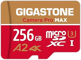 GIGASTONE 256GB Micro SD Card for Drones - 130MB/s Speed