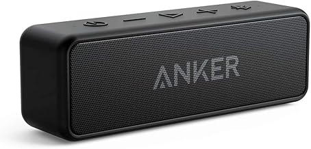 Anker Soundcore 2 Bluetooth Speaker with IPX7, 24H Playtime, BassUp