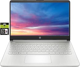 HP 14" Laptop for Students & Business, 16GB RAM, Win 11, 1 Year Office 365, HDMI, Lightweight Design, MacBook Air Alternative