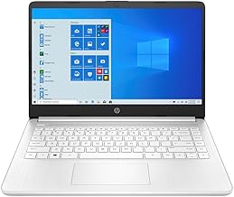 HP 14 Laptop: Intel Celeron N4020, 4GB RAM, 64GB Storage, 14" Touchscreen, Windows 11, Thin & Portable - 4K Graphics, One Year of Microsoft 365 - Snowflake White | Computer Store-Windows 11 Laptop