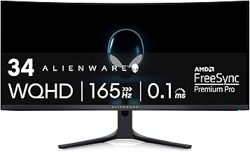 Best Desktop PC: Alienware 34" QD-OLED Curved Monitor