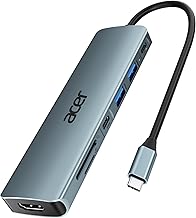 Acer 7-in-1 USB C Hub with HDMI, PD Charging for MacBook Air Laptop