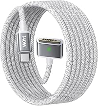 LISEN USB-C to Magnetic 3 Cable for MacBook Air/Pro M3/M4, 6.6FT