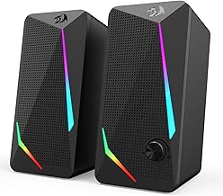 Redragon GS510 RGB Desktop Speakers with LED Backlight & Bass