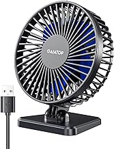 Powerful Gaiatop USB Desk Fan - Quiet Mini Cooling for Desktop