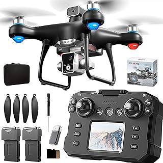 KY102 Drone with Screen Controller & 2 Batteries – Best Drone for Beginners