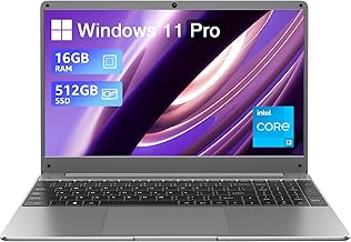 15.6" Windows 11 Laptop - Intel Core i3, 16GB RAM, 512GB SSD