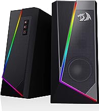 Redragon GS520 RGB Desktop Speakers with LED Modes & Enhanced Sound for TV