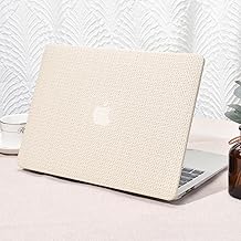 Seorsok MacBook Air 13 Inch Case for M1 A2337, Elegant Beige Shell