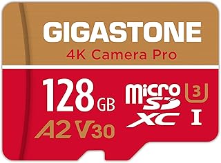 GIGASTONE 128GB Micro SD Card for Best Drones - 120MB/s Speed