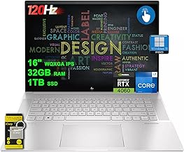 HP Envy 16 Touchscreen Laptop - Intel i7, RTX 4060, Windows 11