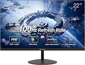 Best Desktop PC Monitor: 22" FHD 1080p, 100Hz, VESA, HDMI