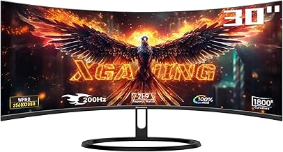 Best Desktop PC: 30" Curved Gaming Monitor, 200Hz, FreeSync