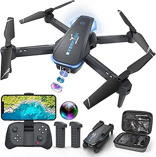 Drone with Camera for Beginners - Foldable Quadcopter Toy