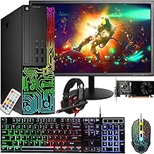 Dell Gaming OptiPlex i7 Desktop PC with RGB, 16GB RAM, 24" Monitor