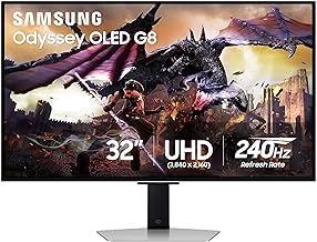 SAMSUNG 32" Odyssey 4K Gaming Monitor - Best Desktop PC Display