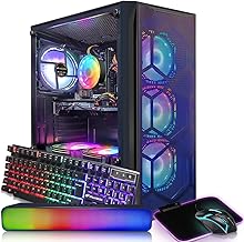 STGAubron Gaming Desktop PC, Intel i7, RX 580, 16GB RAM