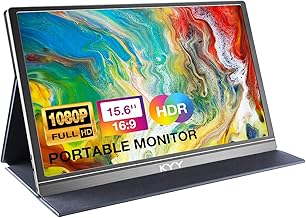 Best Desktop PC Companion: KYY 15.6" 1080P Portable Monitor