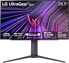 LG 27" Ultragear OLED Gaming Monitor - QHD, 240Hz, HDR, G-Sync