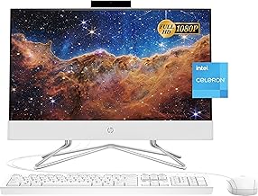 HP 2022 All-in-One Desktop PC with FHD Display & 8GB RAM