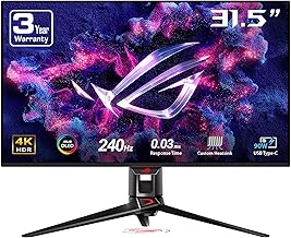 ASUS ROG Swift 32” 4K Gaming Monitor for Desktop PC