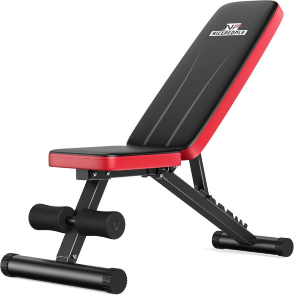 Foldable Workout Bench Adjustable Weight Bench for Home