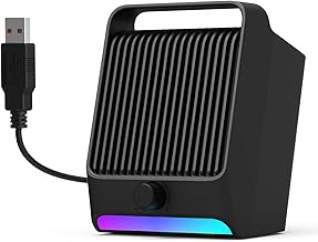 Dynamic RGB USB Speakers with Deep Bass for PC & TV Use