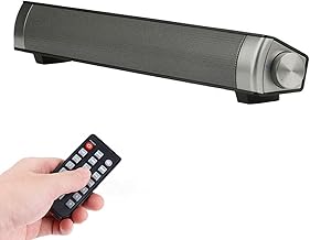 Wired & Wireless Mini Sound Bar for TV, PC, Laptop & Projector