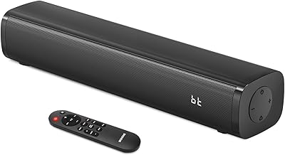 Wohome 2.1ch Bluetooth Sound Bar for TV with Built-in Subwoofer