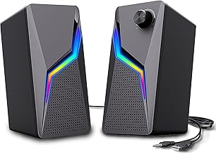 ROSON Computer Speakers - Enhanced Bass USB Speakers for TV