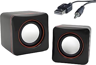 Mini 2.0 USB Desktop Speakers with Volume Control for TV Sound Bar