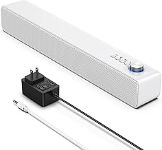 LENRUE Bluetooth Soundbar for Desktop PC & Laptop - Clear Sound