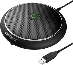 CMTECK USB Microphone for Streaming, Compatible with Sound Bar