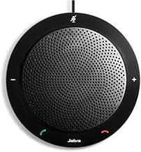 Jabra Speak 410: Portable Speakerphone with Outstanding Sound Bar for TV