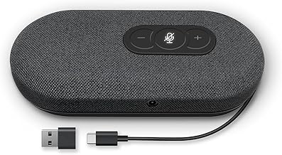 USB Conference Speakerphone with Noise Reduction - Best Sound Bar for TV