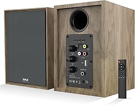 PyleUSA HiFi Studio Monitor Speakers - Best Sound Bar for TV