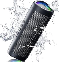 Portable Bluetooth Speaker, IPX5 Waterproof, HD Sound for Outdoor, Best Sound Bar for TV