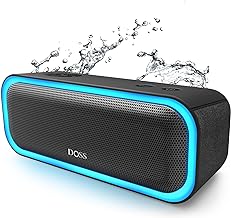 DOSS SoundBox Pro: Waterproof Bluetooth Speaker with Bass & Lights