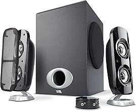 Cyber Acoustics CA-3810 2.1 Multimedia Speaker System, Best Sound Bar for TV